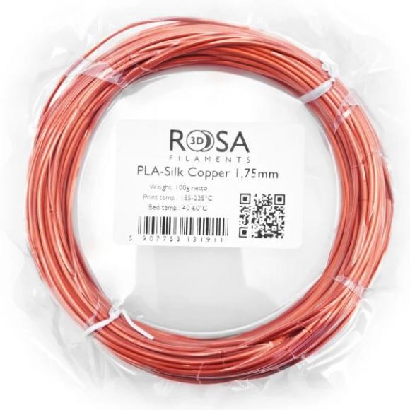 Filament Rosa3D PLA Starter 100g Silk Miedziany Copper