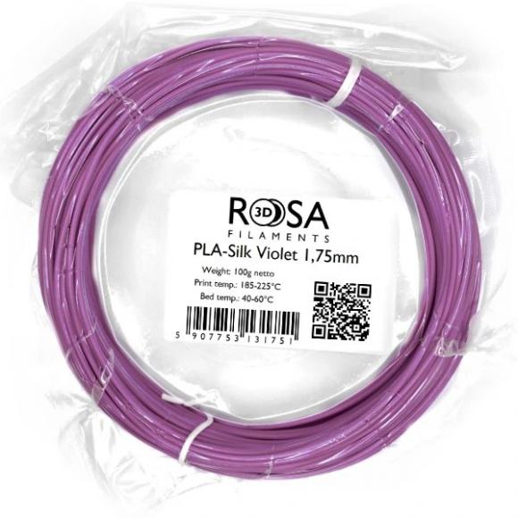 Filament Rosa3D PLA Starter 100g Silk Fioletowy Violet