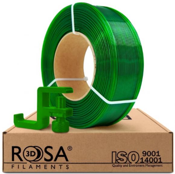 Filament ROSA 3D PCTG 1,75mm 1000g Green Transparent ReFill