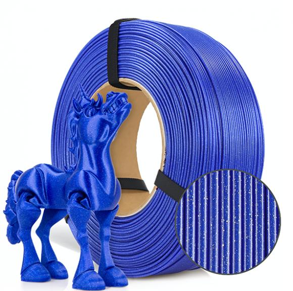 Filament ROSA 3D ReFill PLA Galaxy 1,75 mm 1kg Sapphire Niebieski