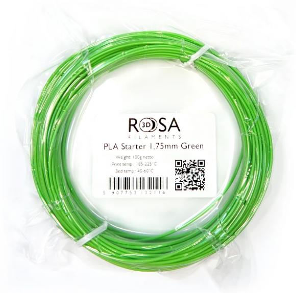 Filament Rosa3D PLA Starter 100g Zielony Green